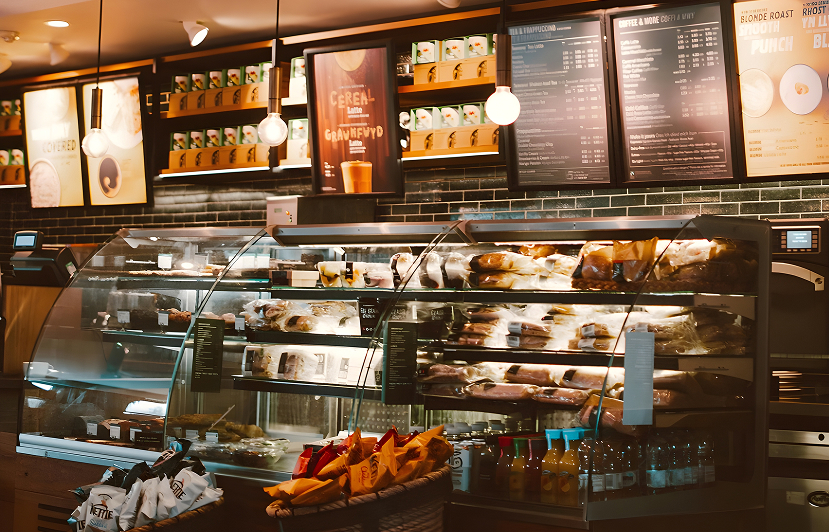 Unsold meals packed in closed food boxes at the end of restaurant service hours