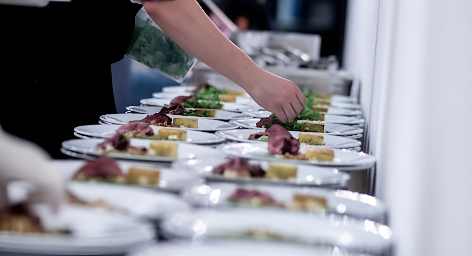 Unsold restaurant dishes showing hidden costs of ingredients, labor and energy