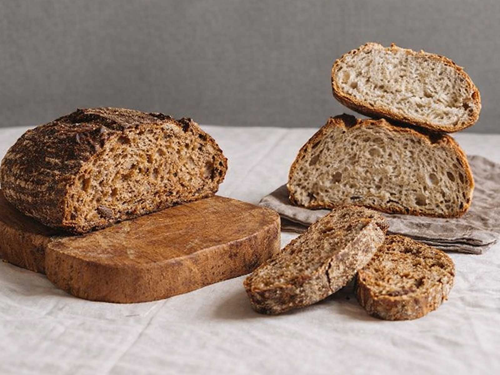 Day-old sliced bread ideal for French toast