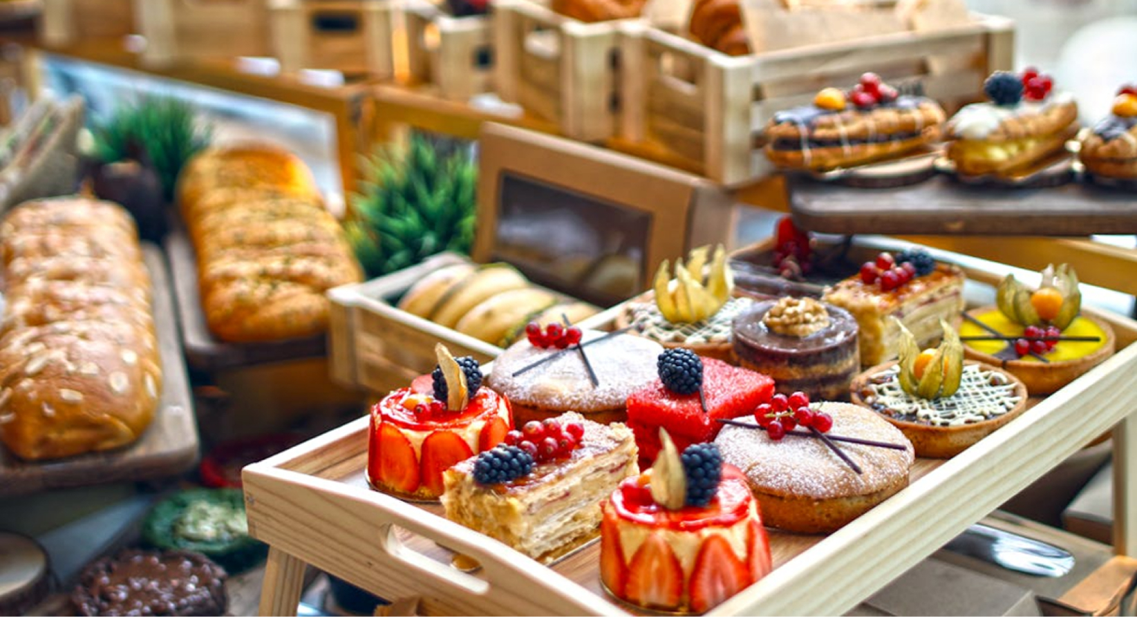 Fresh prepared surplus food in a restaurant showing sustainable food waste practices